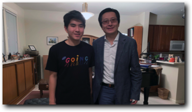 Dr. Archie Chen with student