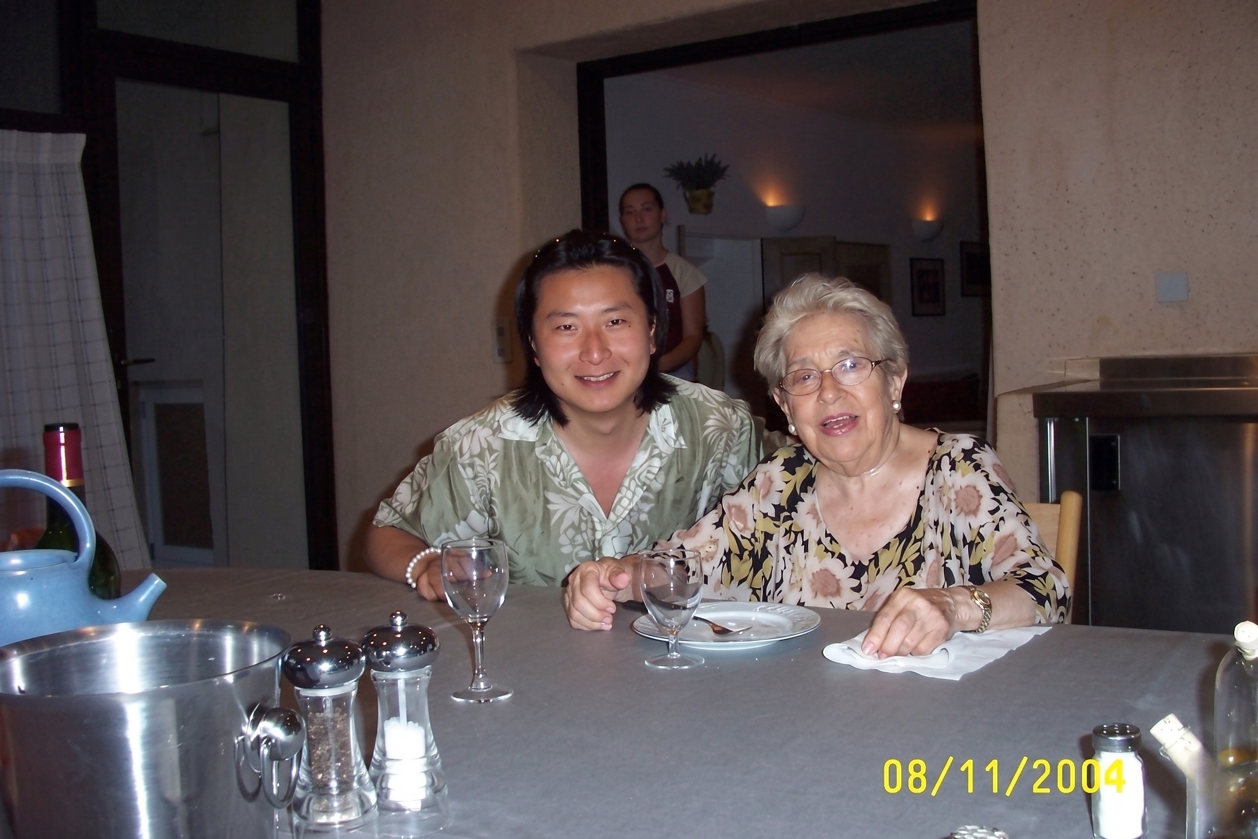 Archie Chen with Alicia de Larrocha